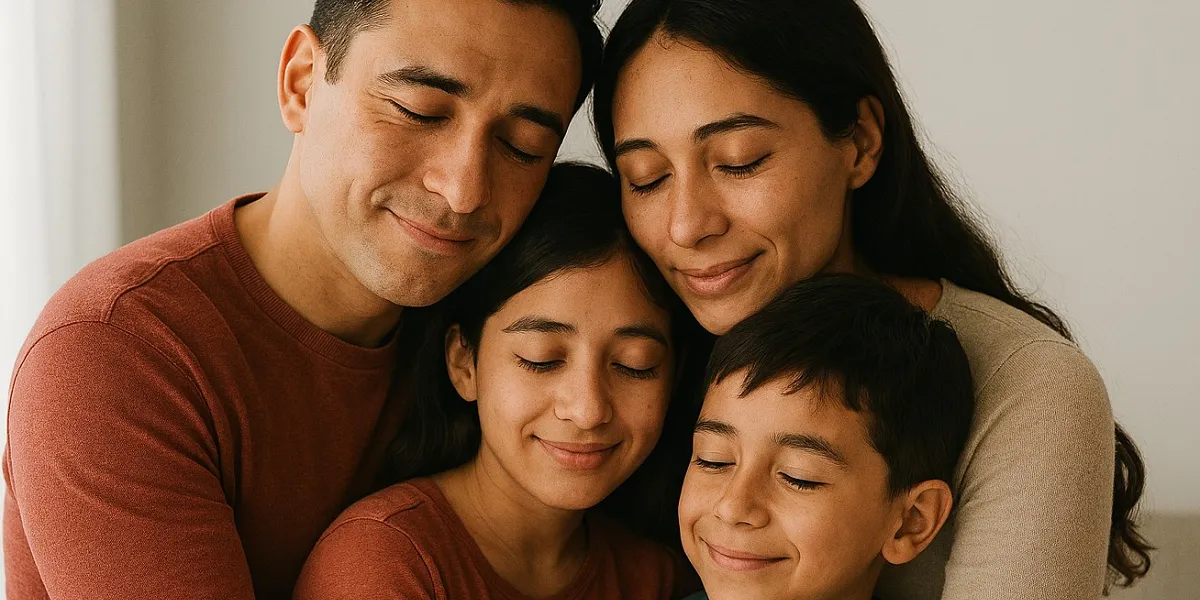 family comprising of parent and children