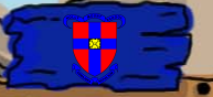 Holly mount primary school logo of a red and blue shield on a dark blue background