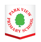 park view primary school logo with name in red surrounding green tree