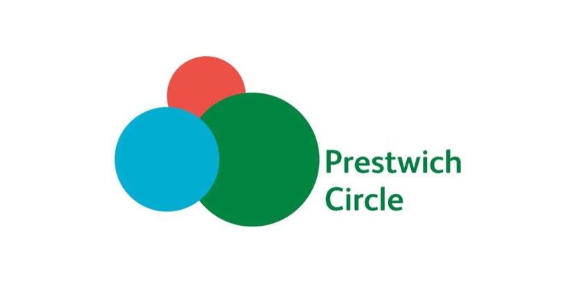 red, green and blue overlapping circles with writing in green on white background